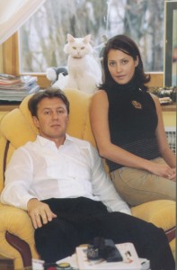Гимнастка Елена Витриченко с мужем
