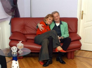 Любовь Казарновская с мужем Робертом