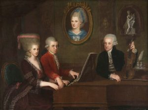 Моцарт с семьей