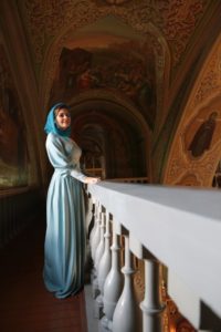 Эльмира Калимуллина в Православном храме.