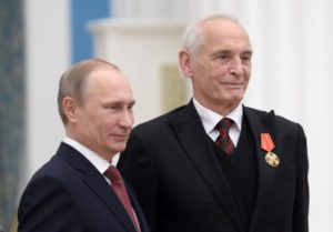 Владимир Путин и Василий Лановой