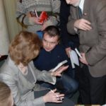 Вадим Грачев на встрече с Наталией Алексеевной Нарочницкой. 