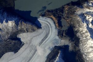Ледники Патагонии из космоса.
