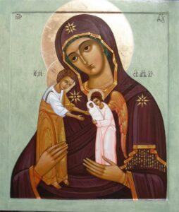 Икона Божией Матери “Скорбящая об убиенных младенцах”