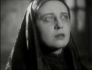 Кадр из фильма "Гроза" (1933 г.). Катерина - Алла Тарасова.