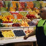 Кавказский рынок, овощи, фрукты