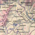 Карта Афганистана 1982 года
