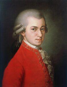 Портрет Моцарта, написан Барбарой Краффт