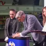 Подписание трёхстороннего соглашения Министерства культуры Российской Федерации, АНО «Таврида.Арт» и Союза писателей России.