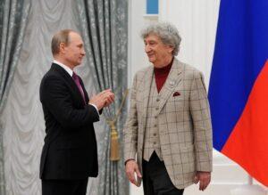 В. Путин и Ю. Энтин