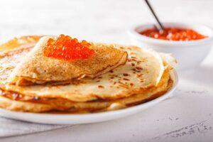 Блинчики с икрой