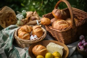 Корзины с продуктами