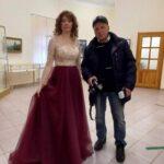 Светлана Фатьянова с Евгением Михайленко в стенах музея "Крепость"