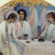 Троица. Оригинал для мозаики иконостаса храма Воскресения Христова. Нестеров Михаил Васильевич